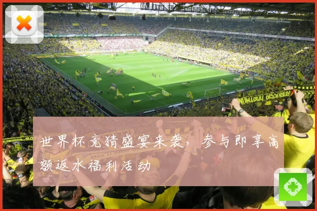 世界杯竞猜盛宴来袭，参与即享高额返水福利活动